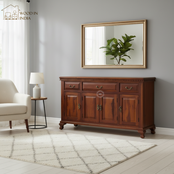 Coli Cabinets and Sideboard (Honey Finish)