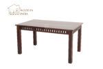 Adora 6 Seater Dining Table Set (Honey Finish) - Image 7