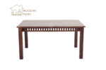 Adora 6 Seater Dining Table Set (Honey Finish) - Image 8