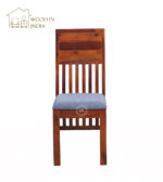 Adorina 4 Seater Dining Set (Honey Finish) - Image 3