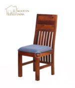 Adorina 4 Seater Dining Set (Honey Finish) - Image 4