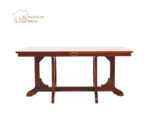 Cloin 6 Seater Dining Table Set (Honey Finish) - Image 2
