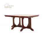 Cloin 6 Seater Dining Table Set (Honey Finish) - Image 3