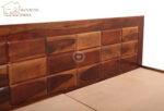 Brijton Bed With Box Storage (King Size, Honey Finish) - Image 5