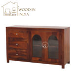 Blisto Kitchen Cabinet (Honey Finish) - Image 5