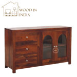 Blisto Kitchen Cabinet (Honey Finish) - Image 6