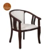 2 Abha Arm Chair (Walnut Finish)