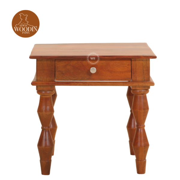 2 Alina Bedside Table (Honey Finish)