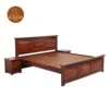 2 Adora Bed without Storage (King Size, Honey Finish)