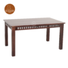 3 Adora 6 Seater Dining Table Set (Honey Finish)