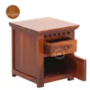 3 Adora Bedside Table (Honey Finish)