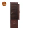 3 Adora Dressing Table With Storage Stool (Honey Finish)