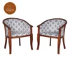 4 Abha Arm Chair (Honey Finish)