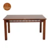 4 Alvin 6 Seater Dining Set (Honey Finish)