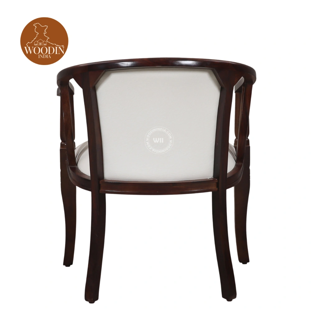 4 Abha Arm Chair (Walnut Finish)