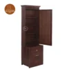 4 Adora Dressing Table With Storage Stool (Honey Finish)