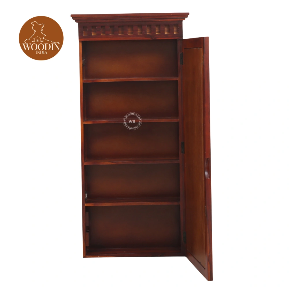 4 Adora Wall Mounted Dressing Table (Honey Finish)