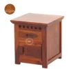 5 Adora Bedside Table (Honey Finish)