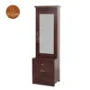 5 Adora Dressing Table With Storage Stool (Honey Finish)