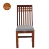 5 Alvin 6 Seater Dining Set (Honey Finish)