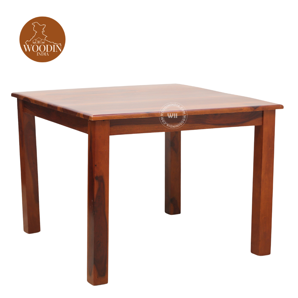 6 Adorina 4 Seater Dining Set (Honey Finish)