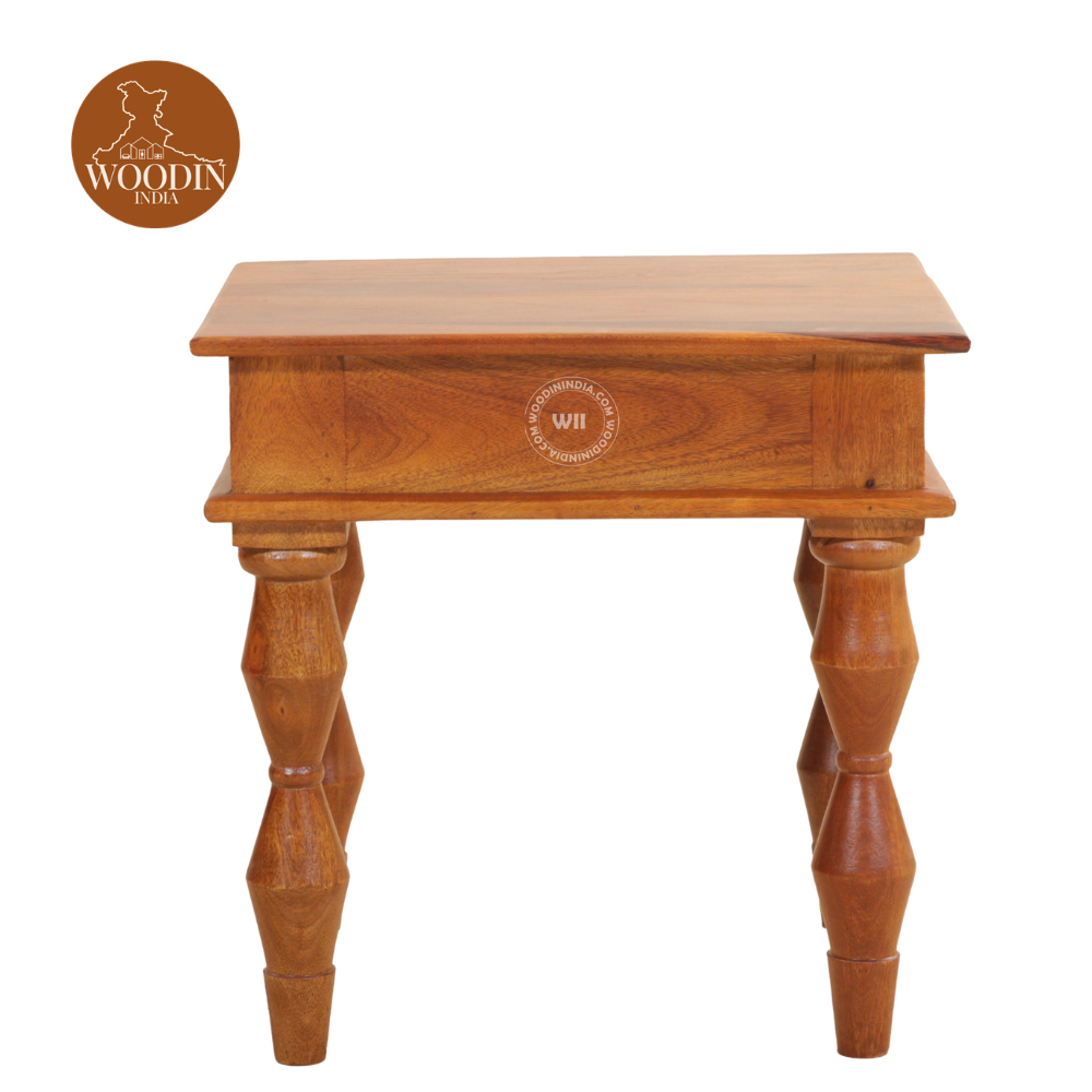 6 Alina Bedside Table (Honey Finish)