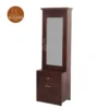 7 Adora Dressing Table With Storage Stool (Honey Finish)