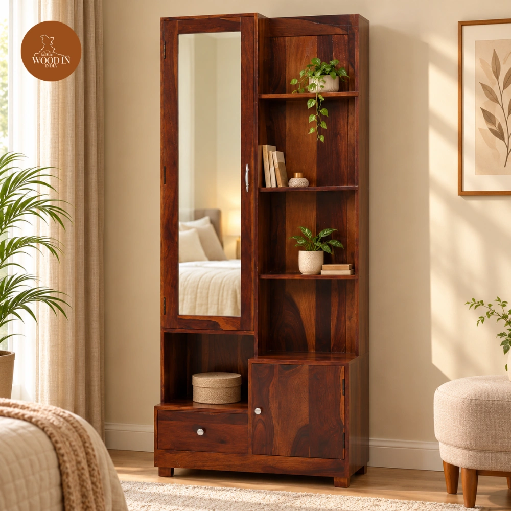 Adrina Dressing Table (Honey Finish) Adrina Dressing Table (Honey Finish)