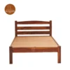 Flori Single Bed Without Storage (Honey Finish)