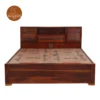 1 Florida Bed With Box Storage (King Size, Honey Finish)