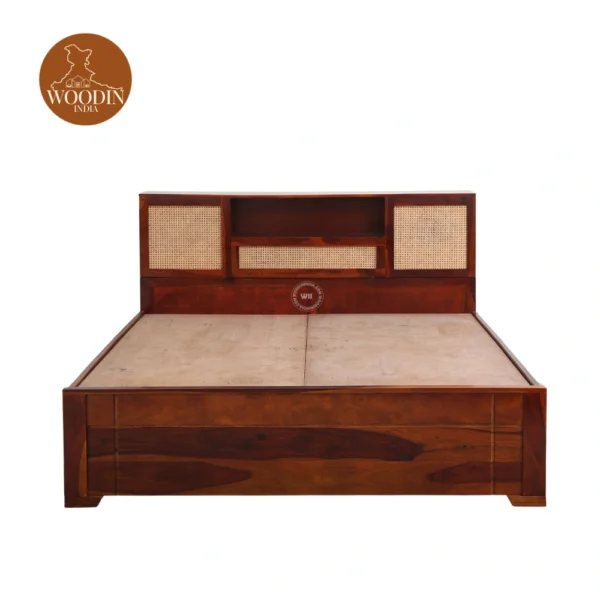 1 Florida Bed without Storage (King Size, Honey Finish)