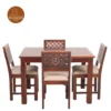 2 Carolina 4 Seater Dining Set (Honey Finish)