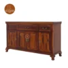 2 Coli Cabinets and Sideboard (Honey Finish)