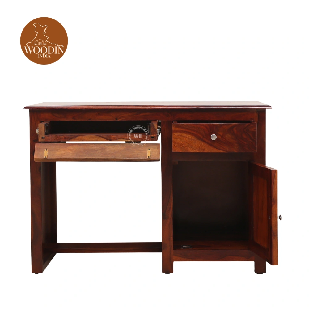 3 Filora Study Table (Honey Finish)