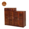 3 Aurtin Shoe Rack (Honey Finish)