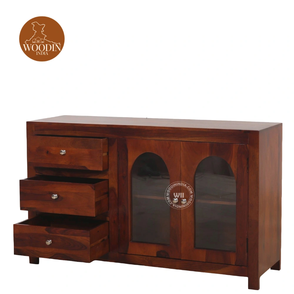3 Blisto Kitchen Cabinet (Honey Finish)