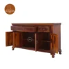 4 Coli Cabinets and Sideboard (Honey Finish)