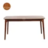 4 Filo 6 Seater Dining Set With Bench (Honey Finish)
