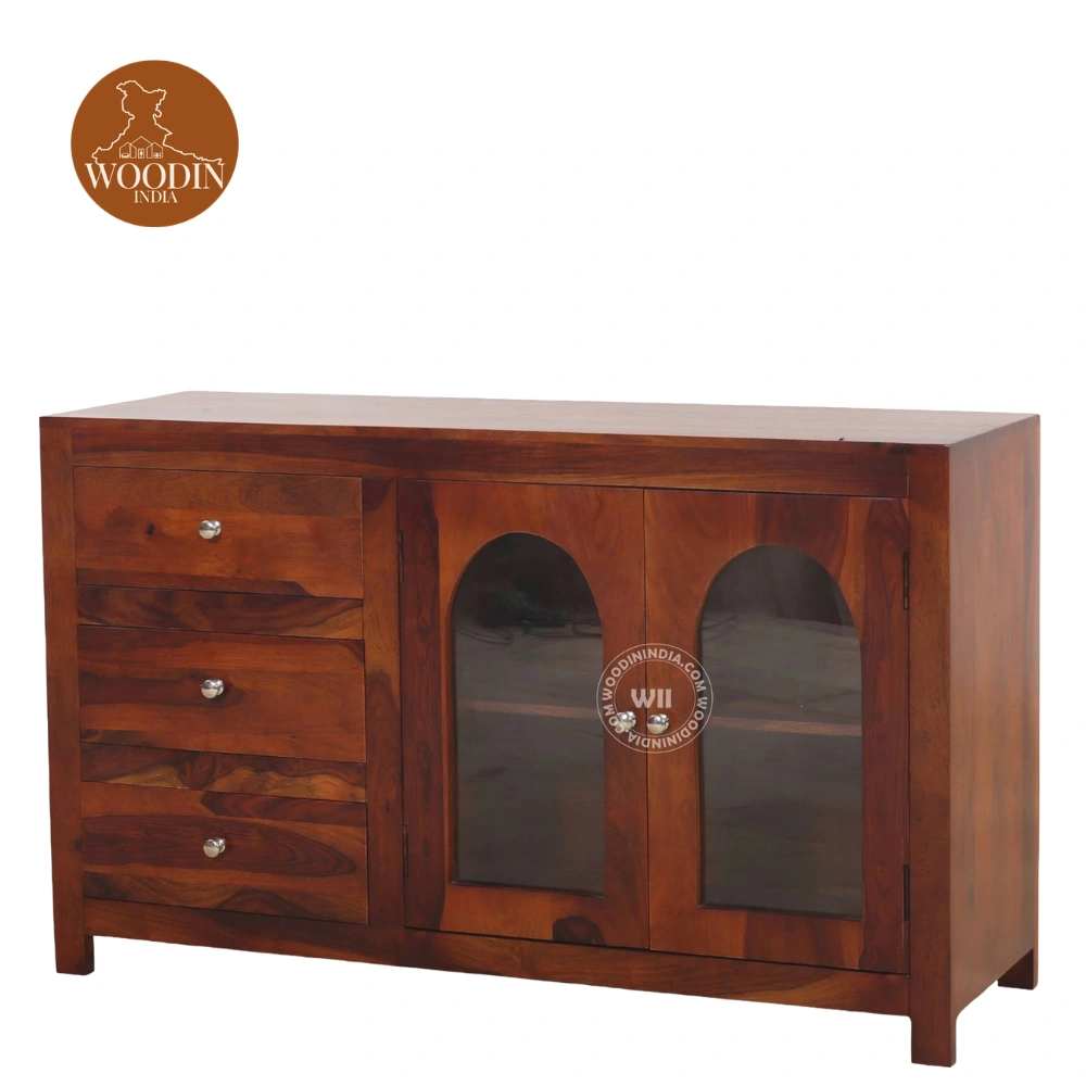 4 Blisto Kitchen Cabinet (Honey Finish)