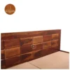 Brijton Bed With Box Storage (King Size, Honey Finish)