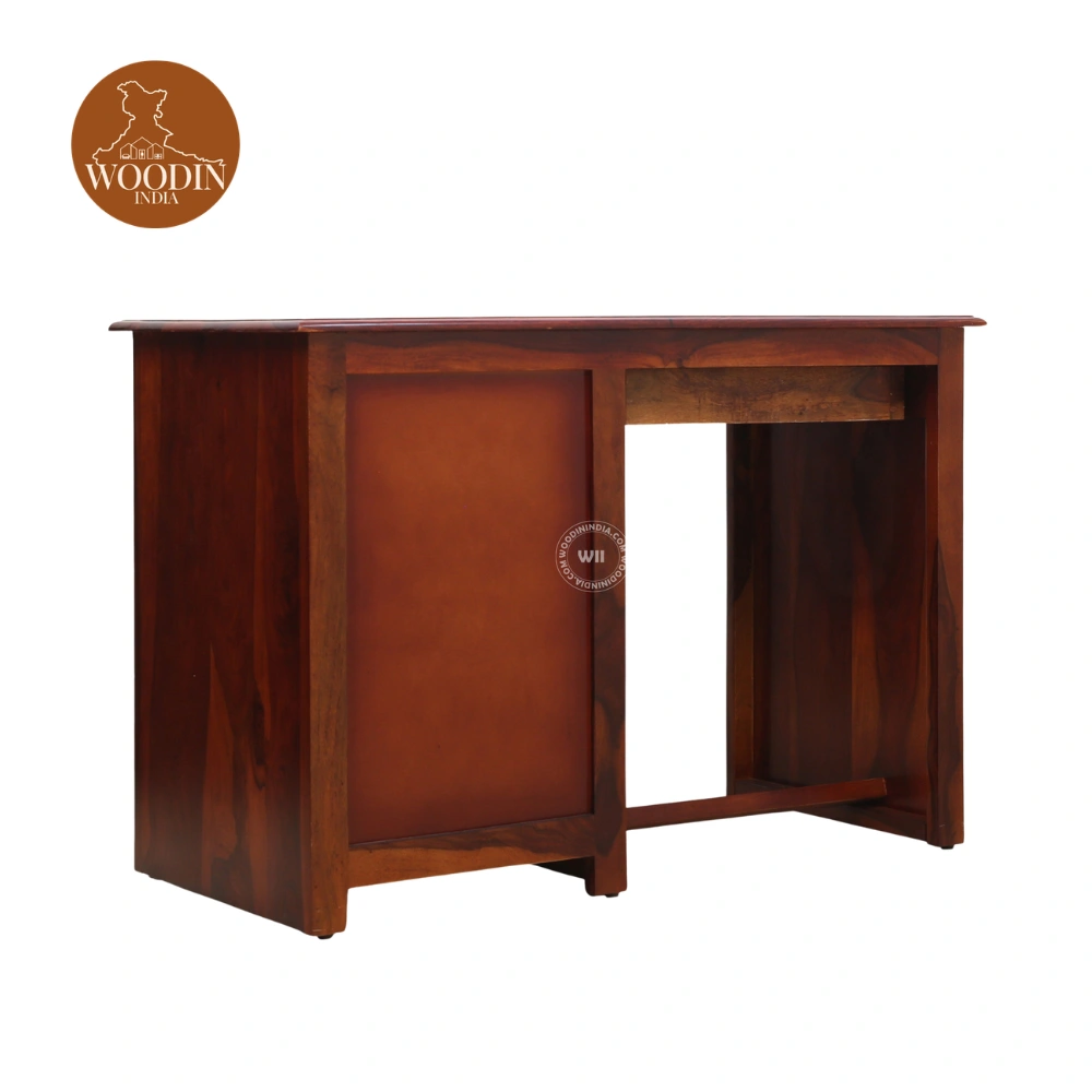 5 Filora Study Table (Honey Finish)