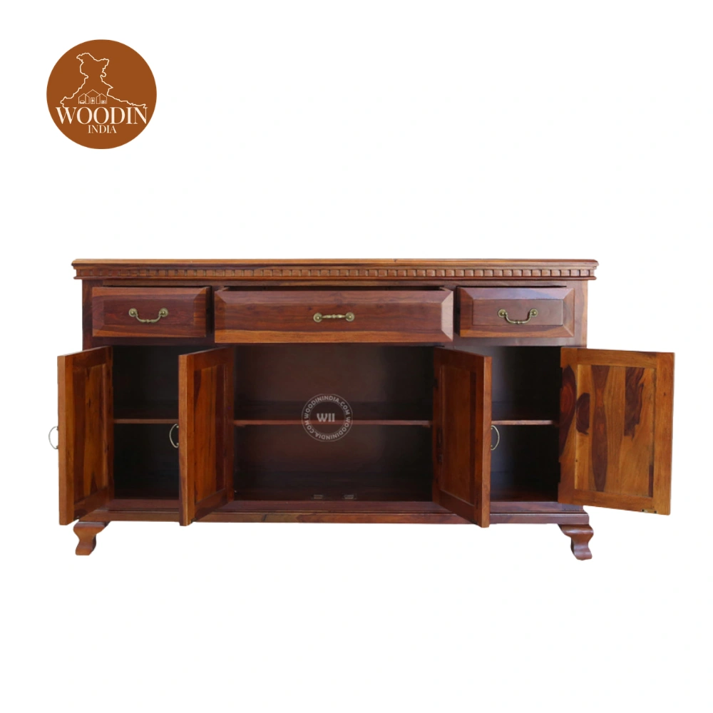 5 Coli Cabinets and Sideboard (Honey Finish)
