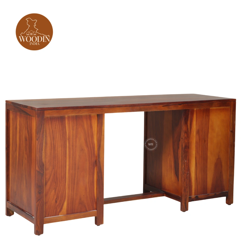 6 Brokly Study Table (Honey Finish)