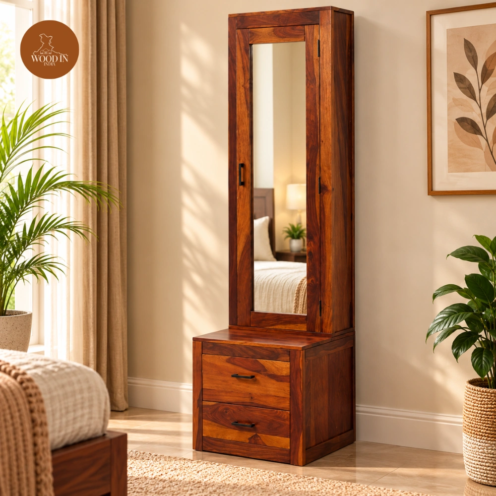 Anisha Dressing Table (Honey Finish) Anisha Dressing Table (Honey Finish)