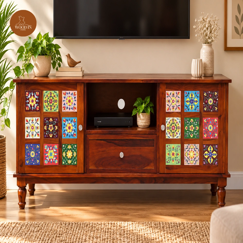 Benny Tv Unit (Honey Finish) Benny Tv Unit (Honey Finish)