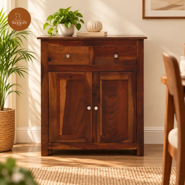 Colly Kitchen Cabinet (Honey Finish)