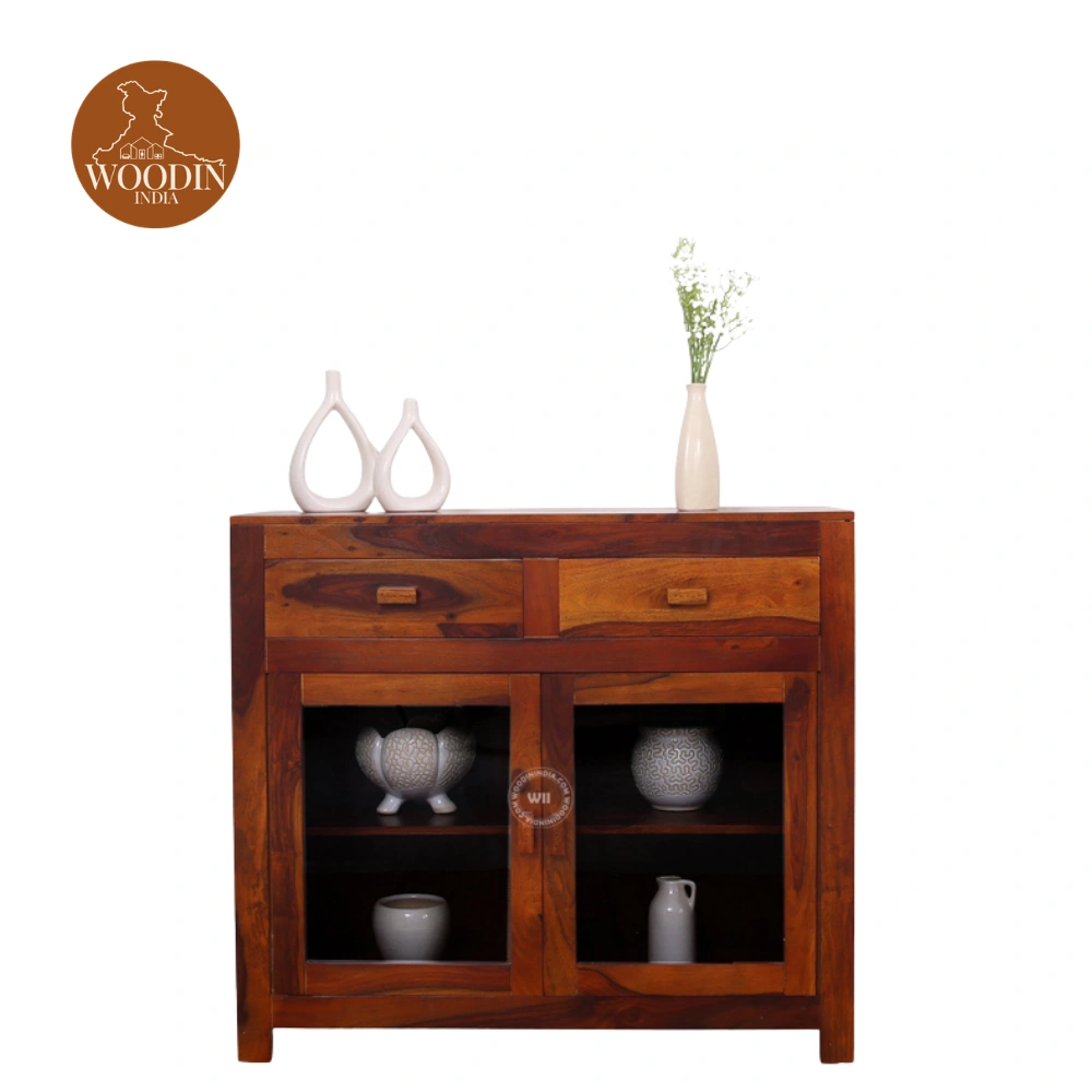 Lina Kitchen Cabinet (Honey Finish)