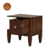 3 Helix Bed Side Table (Walnut Finish )
