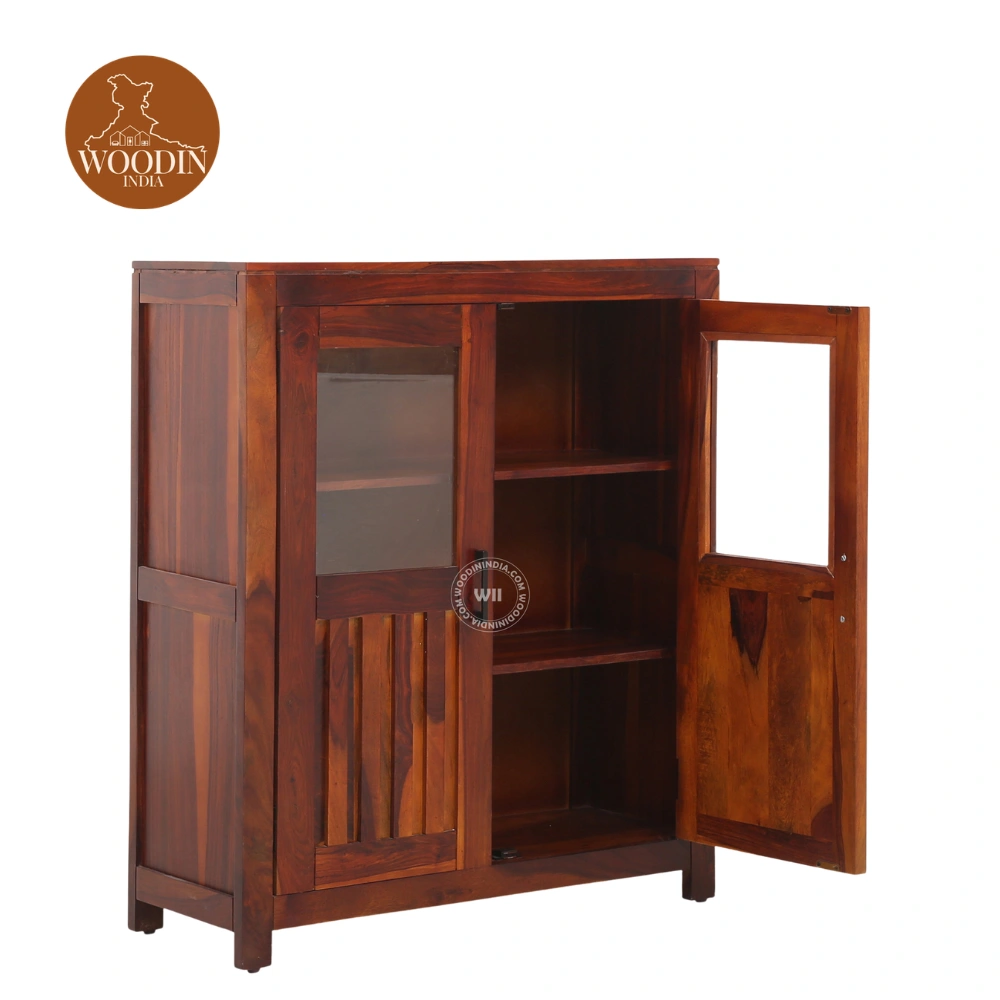 3 kalvin Kitchen Cabinet (Honey Finish)