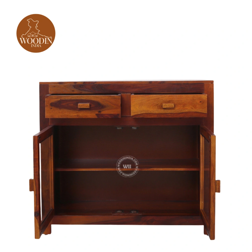 3 Lina Kitchen Cabinet (Honey Finish)